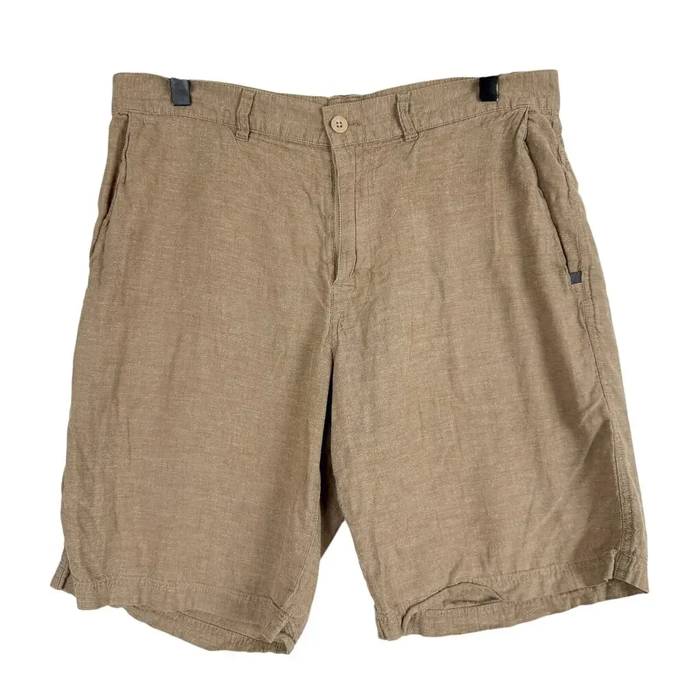 Patagonia Mens Back Step Shorts Hemp Blend 9L Beige - 32
